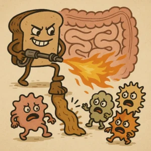 хлеб уничтожает микрофлору