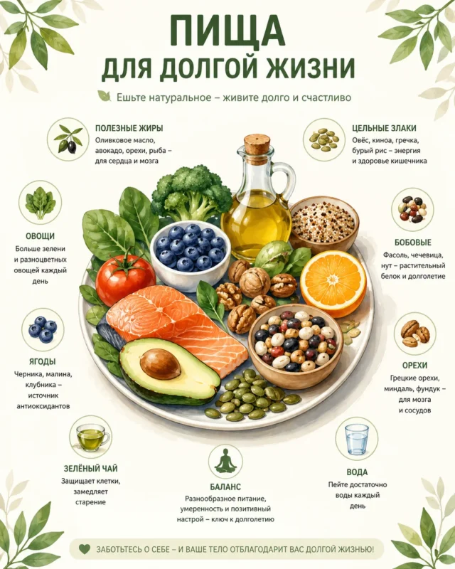 пища для долгой жизни