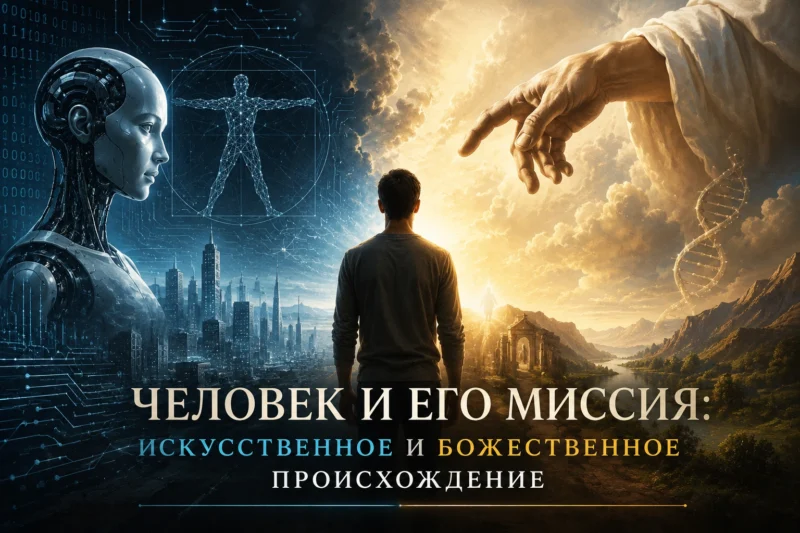 Человек и его миссия: искусственное и божественное происхождение