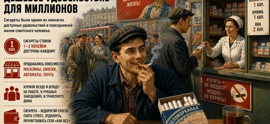 курение в СССР