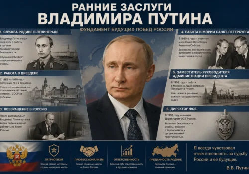 Ранние заслуги Путина