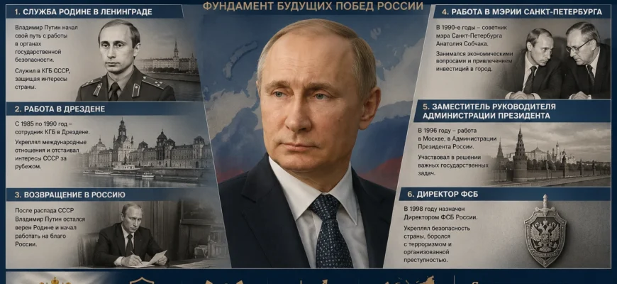 Ранние заслуги Путина