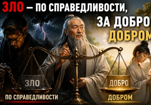 За зло — по справедливости, за добро — добром.