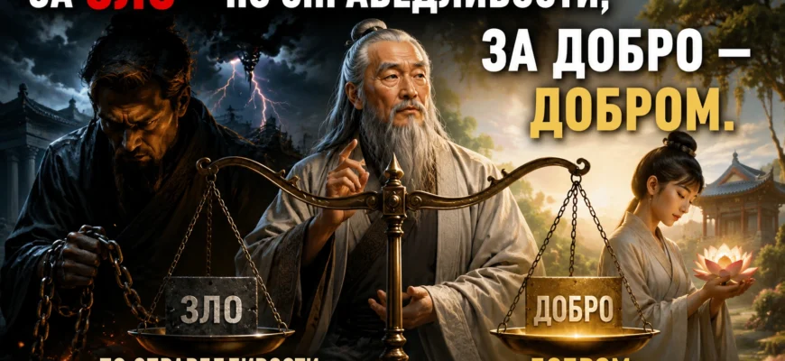 За зло — по справедливости, за добро — добром.