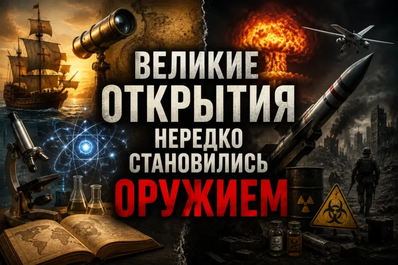 Великие открытия нередко становились оружием