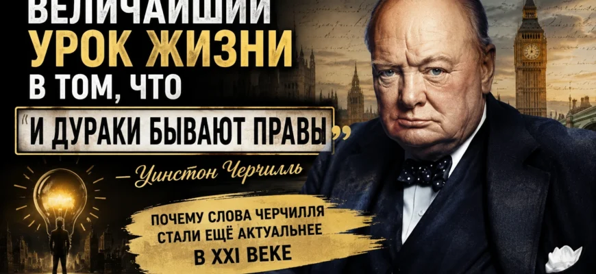 «Величайший урок жизни в том, что и дураки бывают правы». Почему слова Уинстона Черчилля стали ещё актуальнее в XXI веке