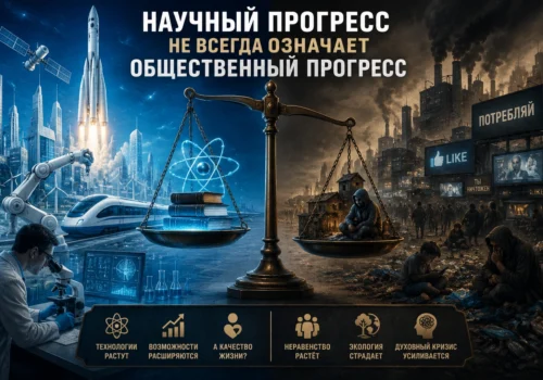 Научный прогресс не всегда означает общественный прогресс