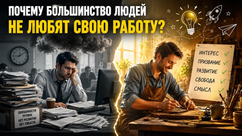 Выбери себе работу по душе, и тебе не придётся работать