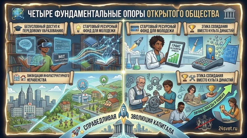 Четыре фундаментальные опоры открытого общества
