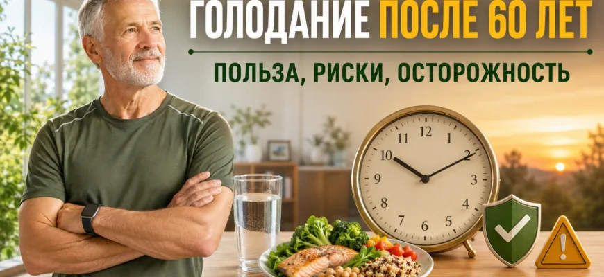 Голодание после 60 лет: возможная польза, риски и меры предосторожности