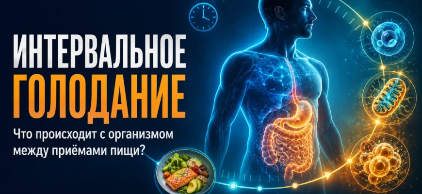 Интервальное голодание: что происходит с организмом между приёмами пищи?
